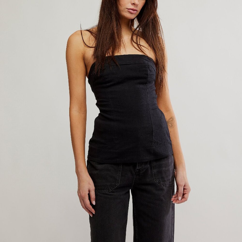 🎉LAST CHANCE🎉 FREE PEOPLE Lora Tube / Black